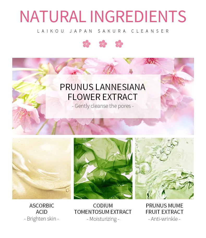 Sakura Deep Cleansing Facial Foam