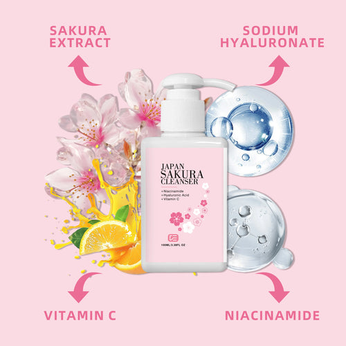 Sakura Pore Cleansing Facial Wash