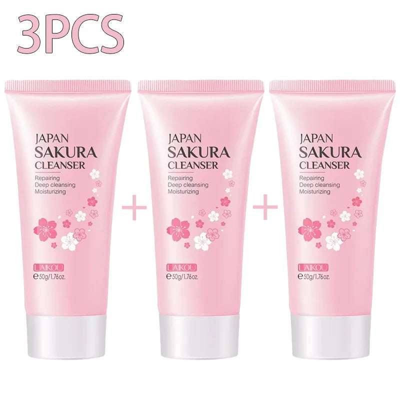 Sakura Deep Cleansing Facial Foam